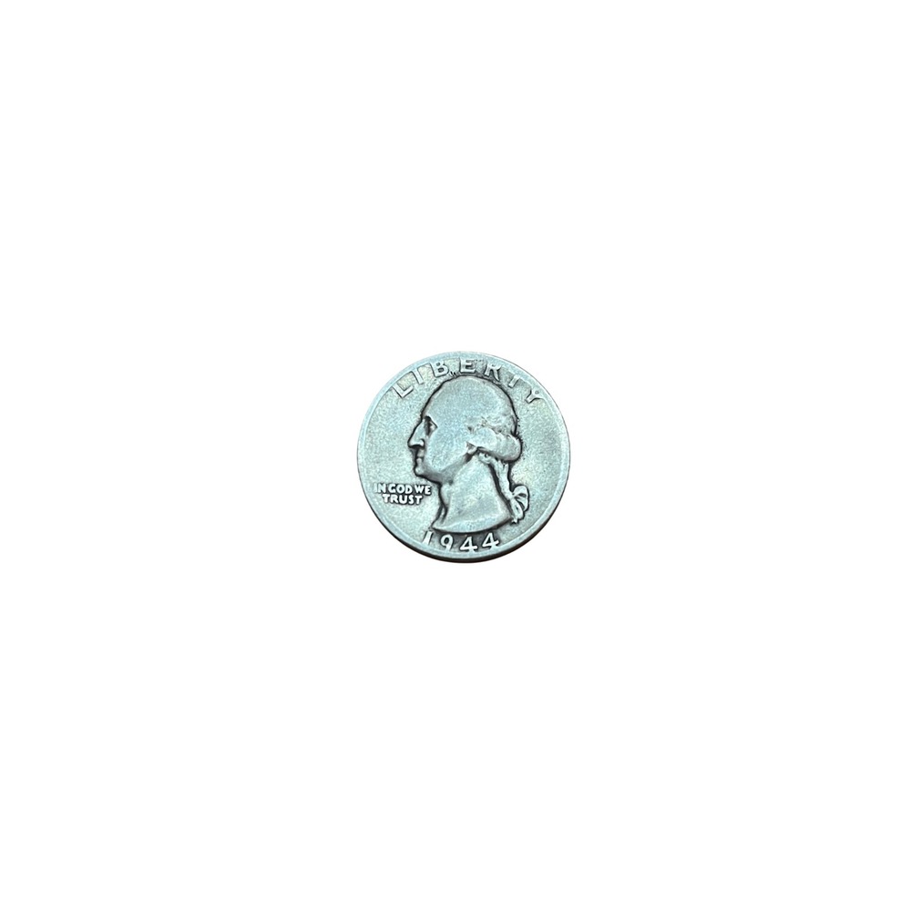 1944 Silver Quarter USA Coin Liberty Head Washington Quarter